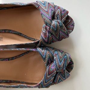 Ziti Soho Peep Toe 2.5” Wedge Slingback Sandal